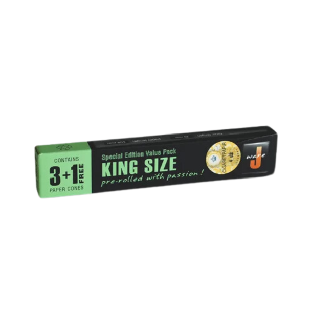 Jware King Size Paper Cones 4 stk.